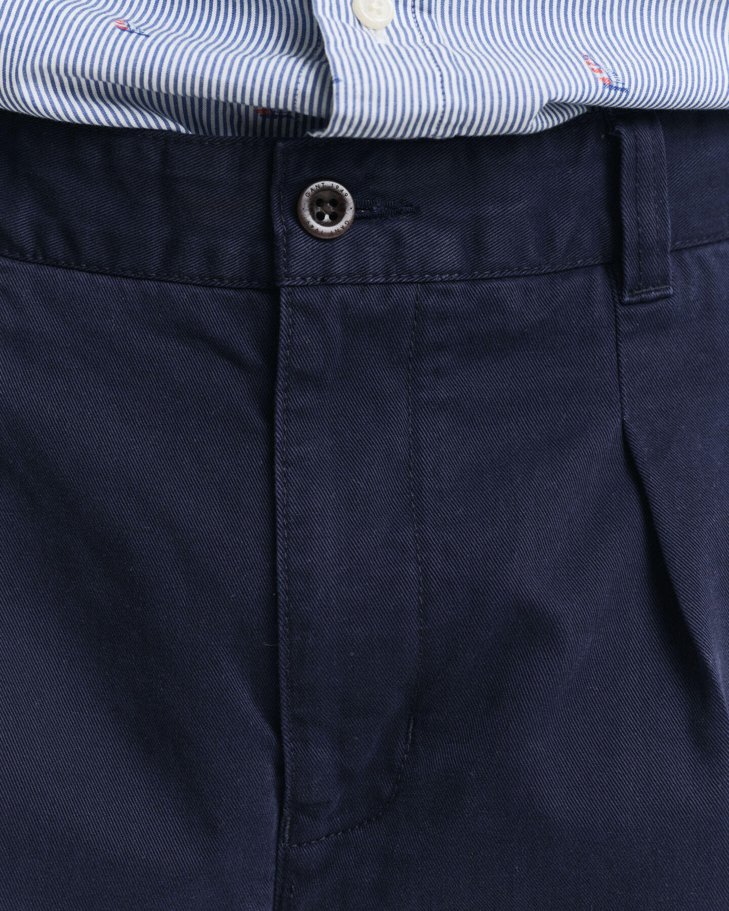 Pantaloncini chino in twill di cotone relaxed fit