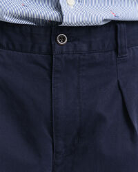 Pantaloncini chino in twill di cotone relaxed fit
