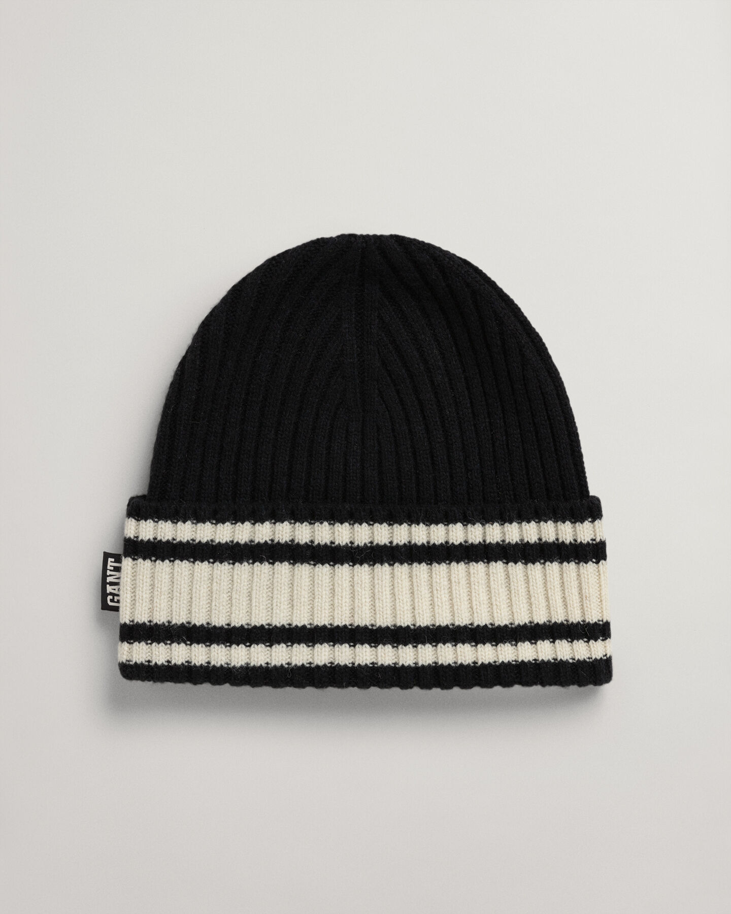 Berretto Collegiate a righe in lana