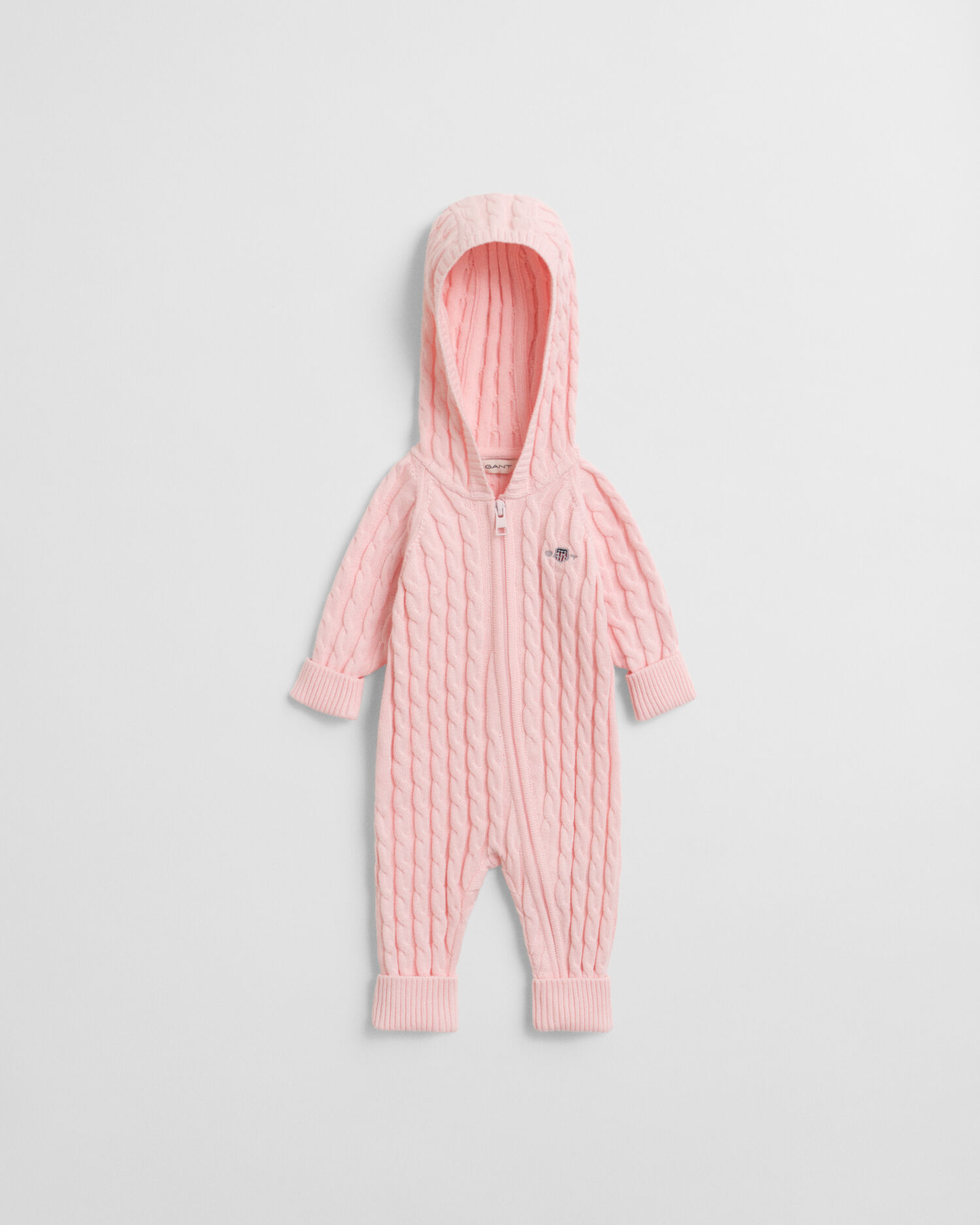 Tutina in maglia di cotone a trecce Shield Baby