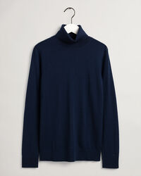 Maglia con collo alto in lana merino lavabile