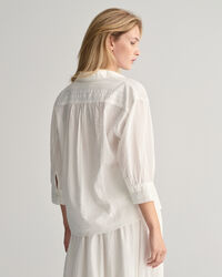 Camicia popover a righe Seersucker relaxed fit