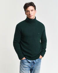 Maglia a collo alto in misto lana