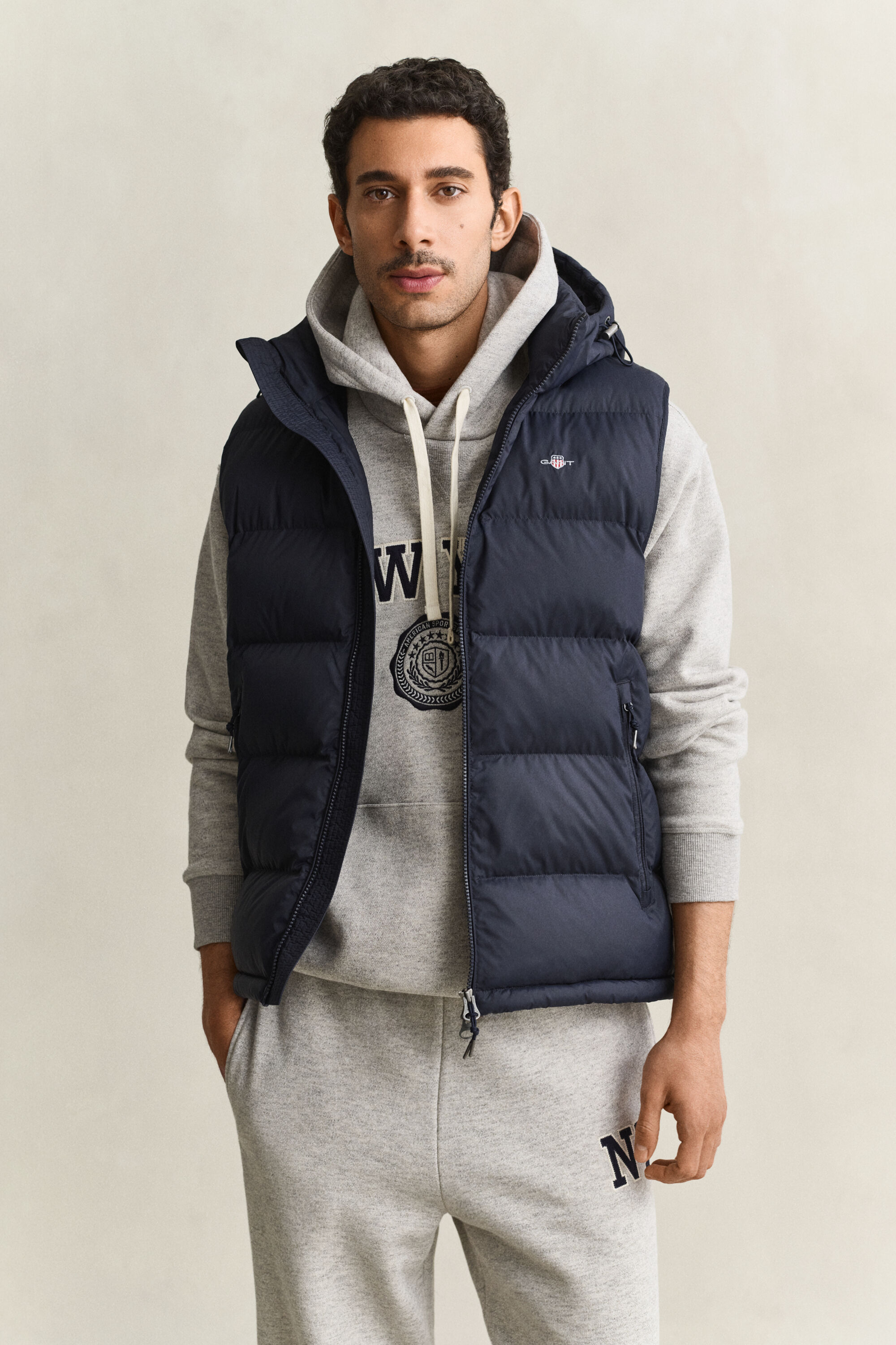 Piumino smanicato Active Cloud