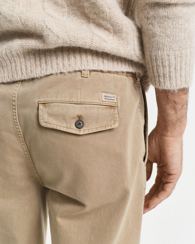 Pantaloni chino Surplus stretti in fondo regular fit