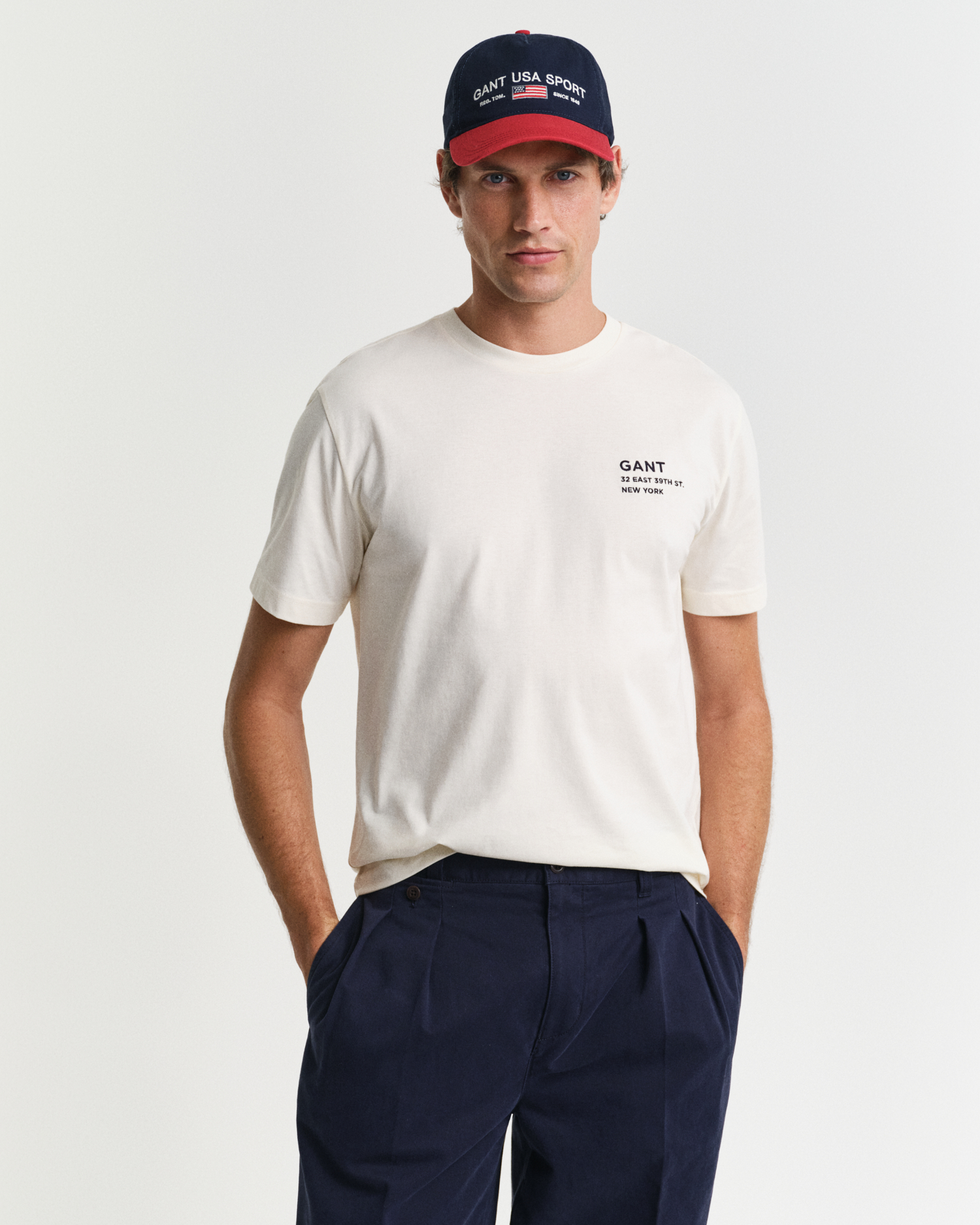 Maglietta Uomo GANT - T-Shirt Graphic Cotone Stampa Casual - Foto 3