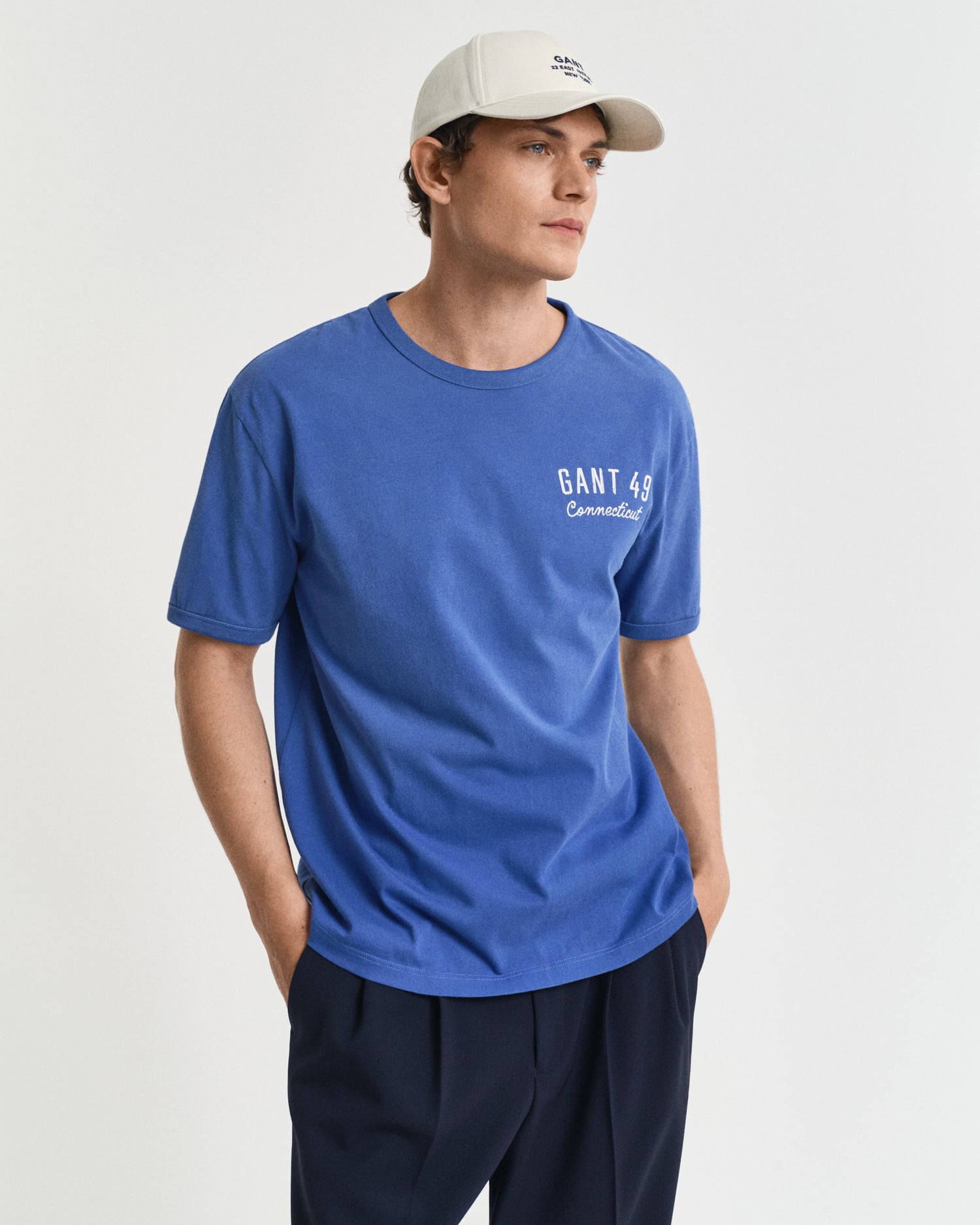 Maglietta Uomo GANT - T-Shirt Graphic Cotone Stampa Casual - Foto 7