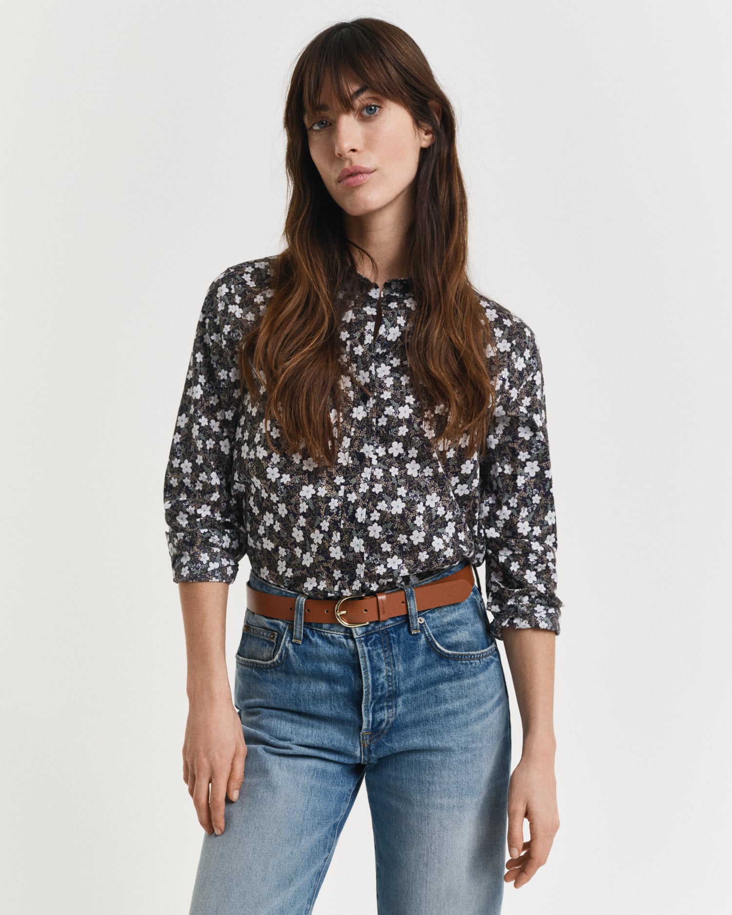 J.o Milano Camicia Fantasia Floreale 576Q1 In Cotone main image 1